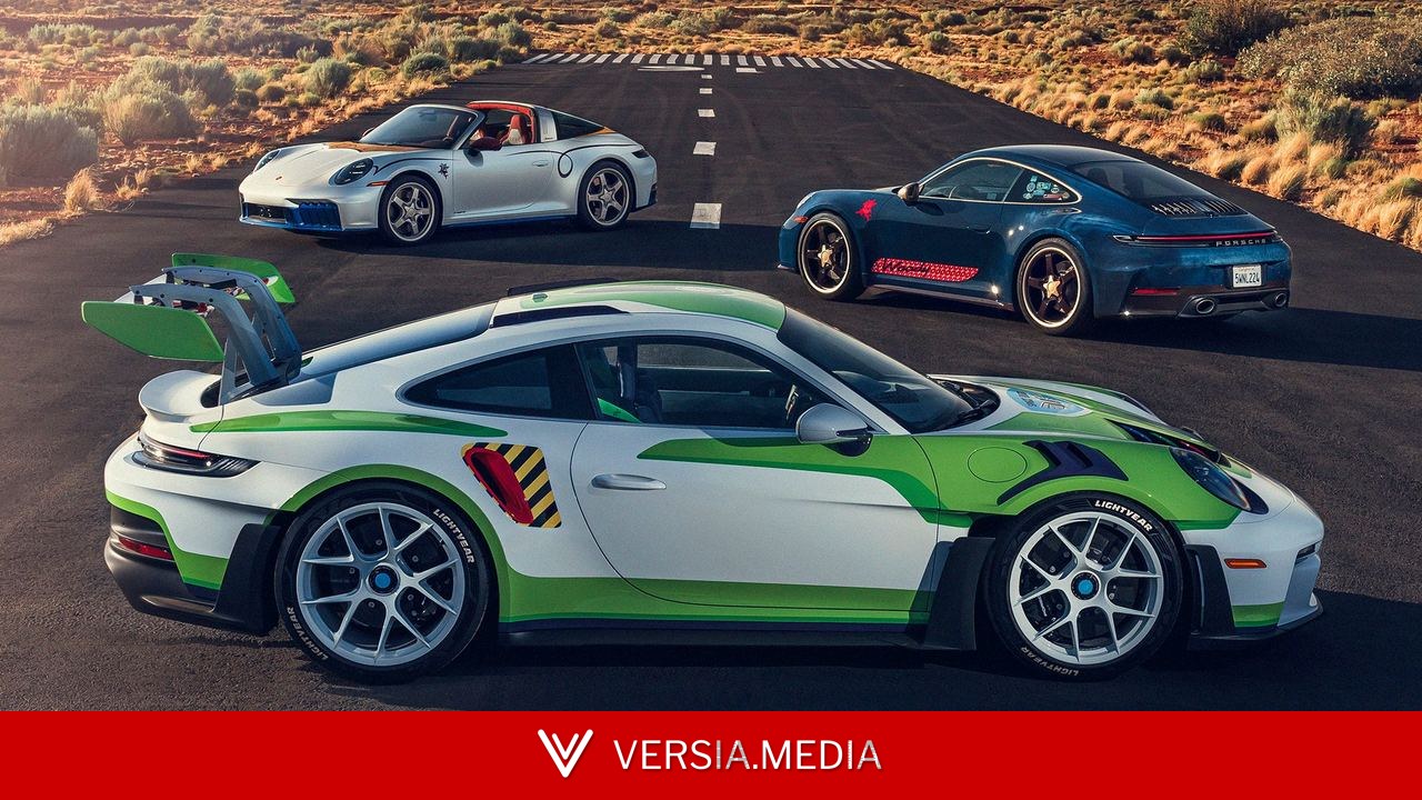 Porsche and Pixar Mark 30 Years of Toy Story With Three One-Off 911s