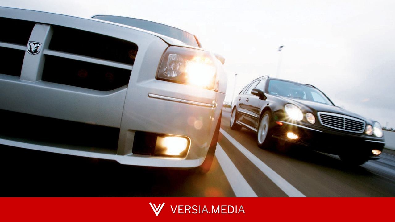 We Didn't Expect the Magnum SRT8 and E55 AMG Wagons to Run With Ferraris. Then We Tested Them.